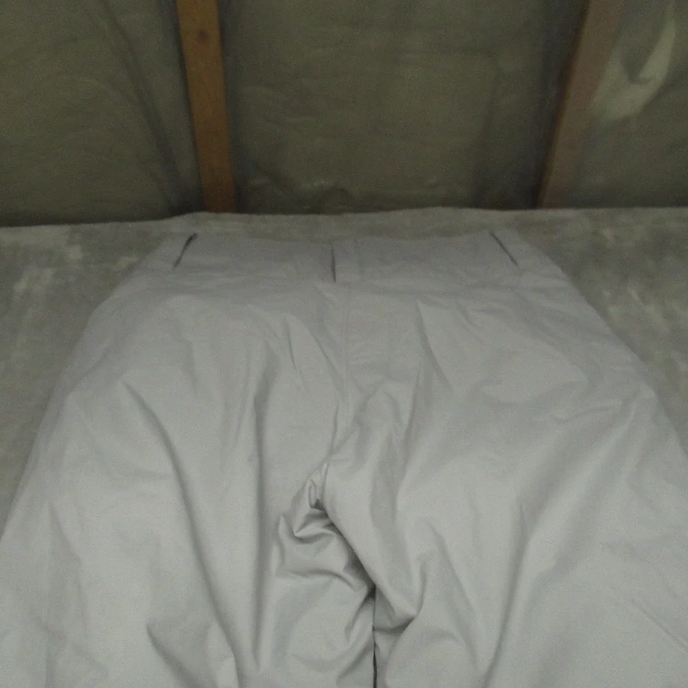 Columbia Snow Pants Mens Medium White Polar Eclipse Insulated‎ Winter Ski 32x32